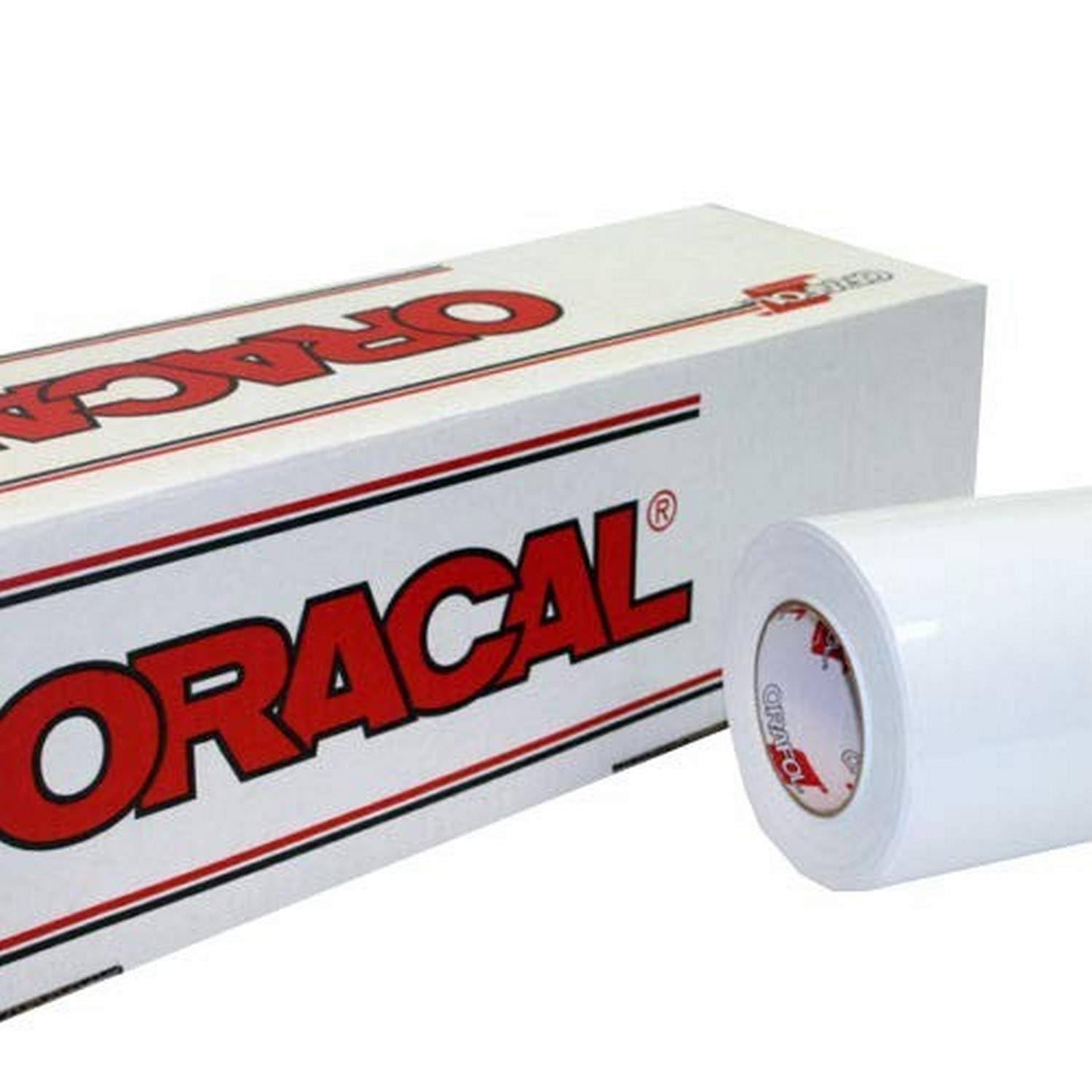Oracal 24x22 x 30 ft Roll of 651 Matte White Vinyl for Craft Cutters and Vinyl