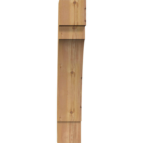 6x22W x 22x22D x 34x22H Merced Rough Sawn Brace, Western Red Cedar