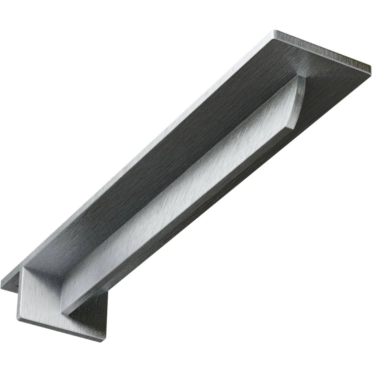 Ekena Millwork BKTM03X16X02HECRS 3 in. W x 16 in. D x 2 in. H Heaton Hidden Support Bracket with 12 in. Support Depth Steel