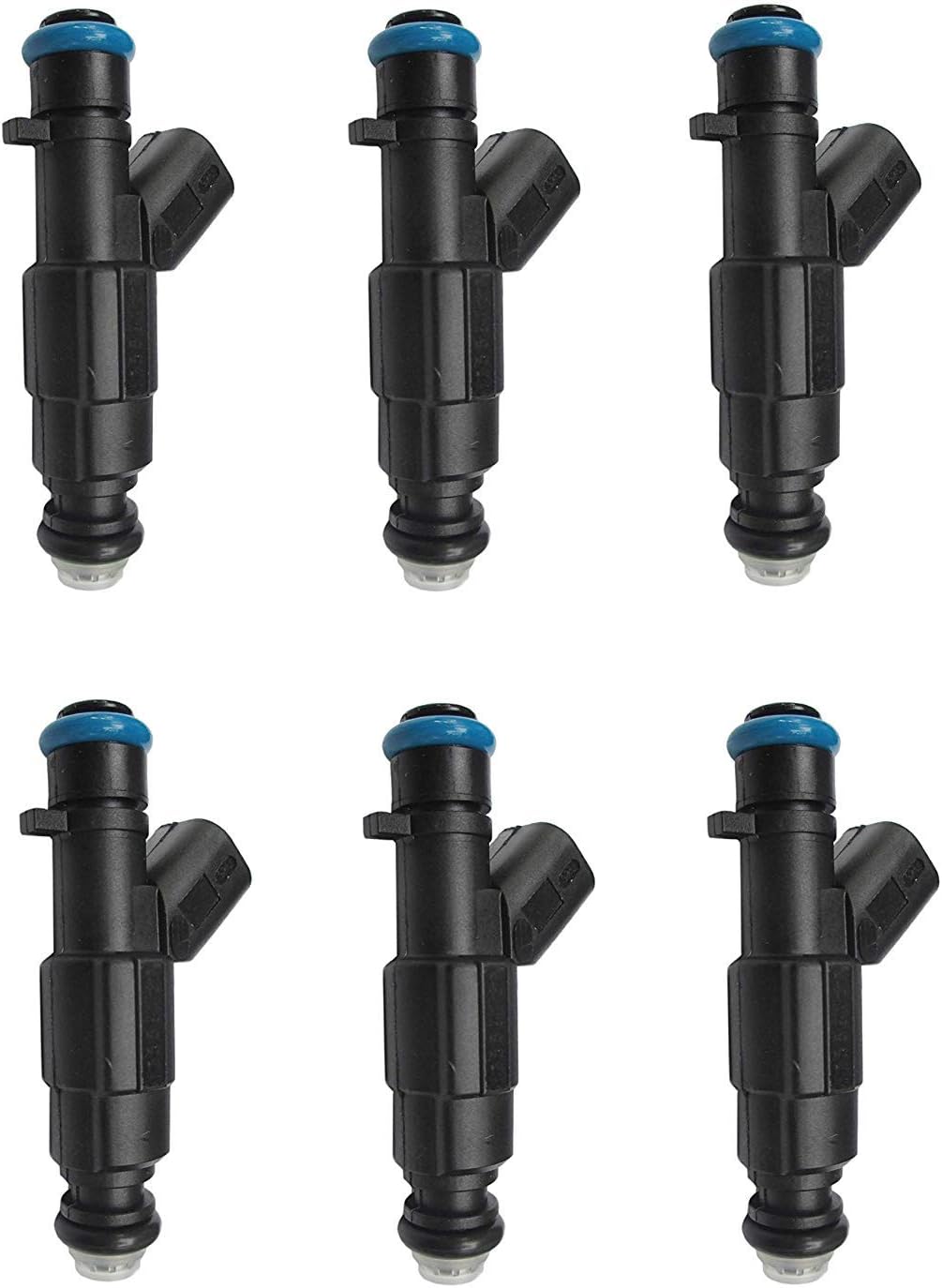 6 Pack 0280155784 4-Hole Upgrade Fuel Injectors For Jeep Cherokee XJ FJ570, FJ454