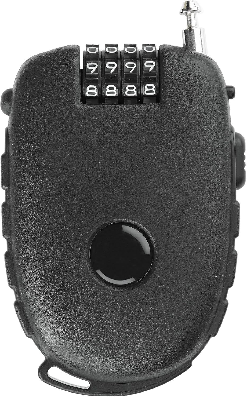 Bosvision Ultra-Secure 4-Digit Combination Lock with 3 Feet Retractable Cable for Bike, Ski, Snowboard and Stroller