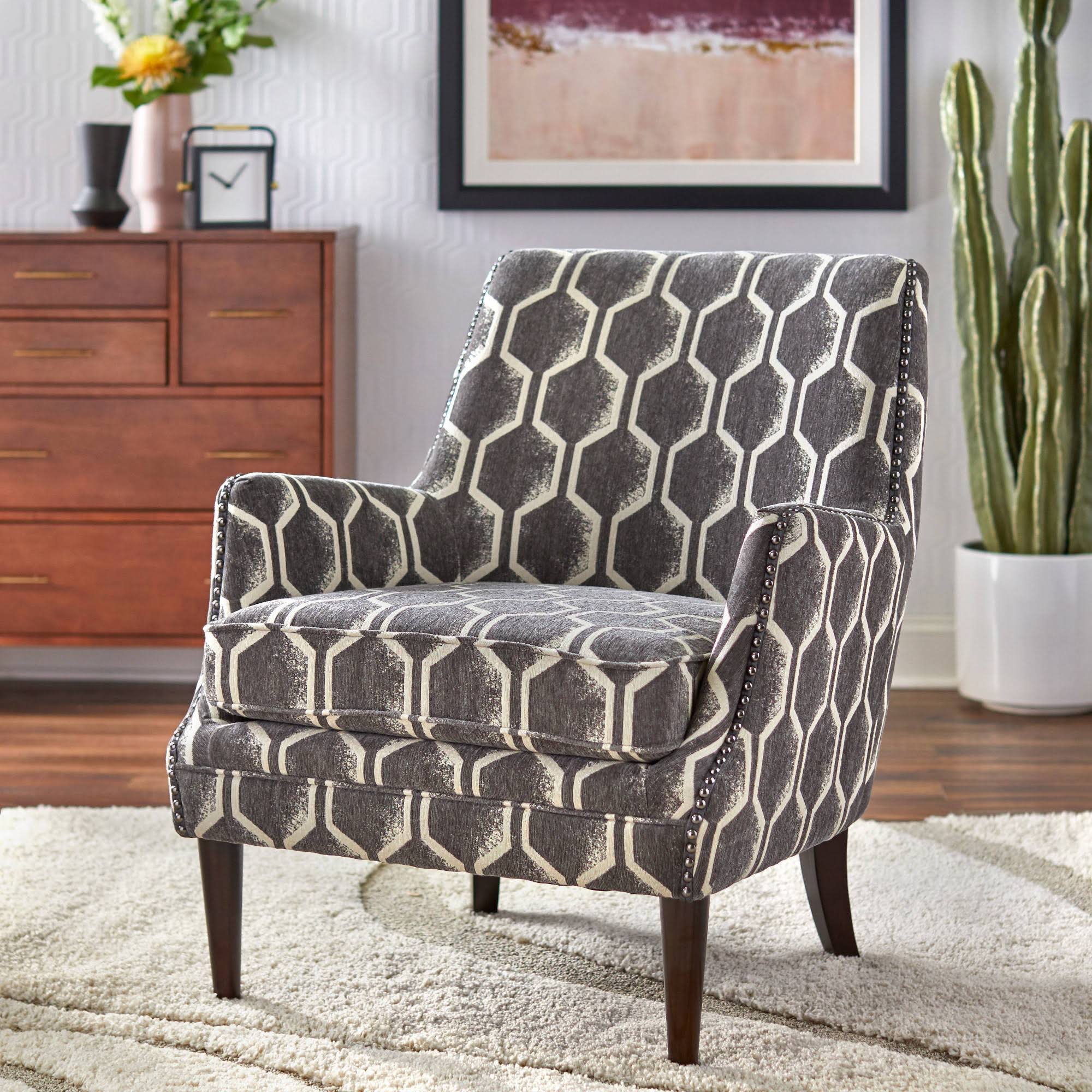 Reymon Accent Chair Charcoal - Lifestorey