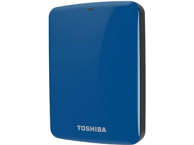 Toshiba Canvio 2 TB External HDD - Connect - USB 3.0 - 5,400 rpm - 10GB Free Cloud Backup (30 days)