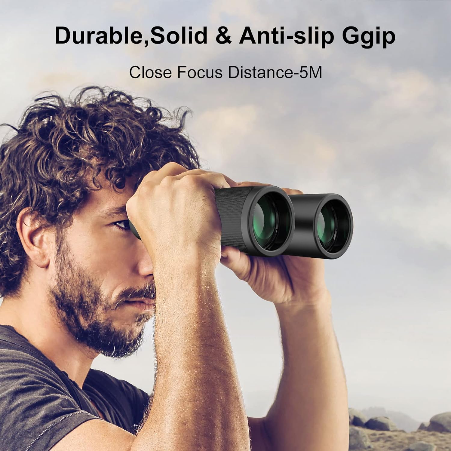 12&times;42 Compact Binoculars for Adults - Fullja HD Waterproof Lightweight Binoculars with Clear Low Light Vision, Easy Focus Binocular for Bird Watching, Hiking, Concert, Travel, Outdoor, Sports, Opera