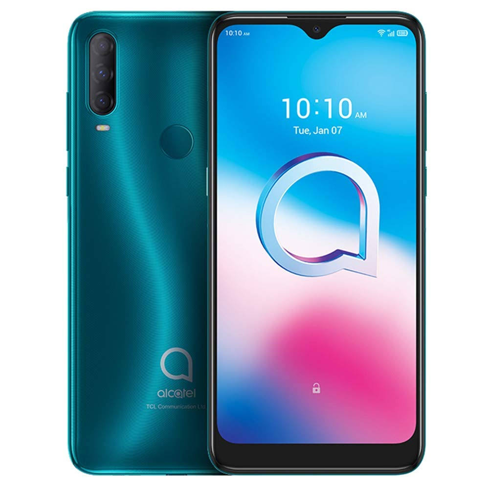 Alcatel 3 2020 (64gb, 4GB Ram) 6.22x22 HD+, 4000mAh Battery, Finger Print + Face Unlock, GSM Unlocked Global 4G LTE (T-Mobile, A