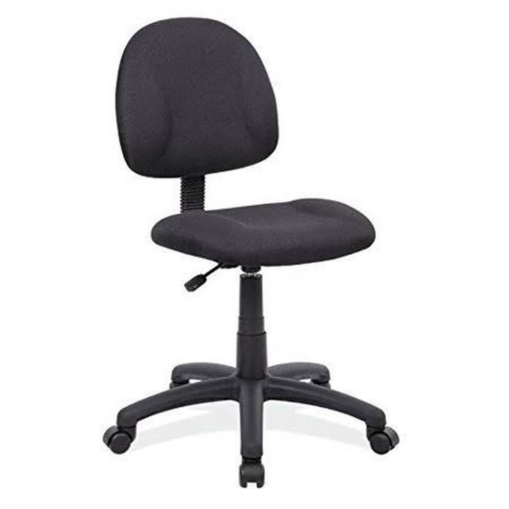Boss Office Products B315-BK Perfect Posture Delux Fabric Task Chair - Black