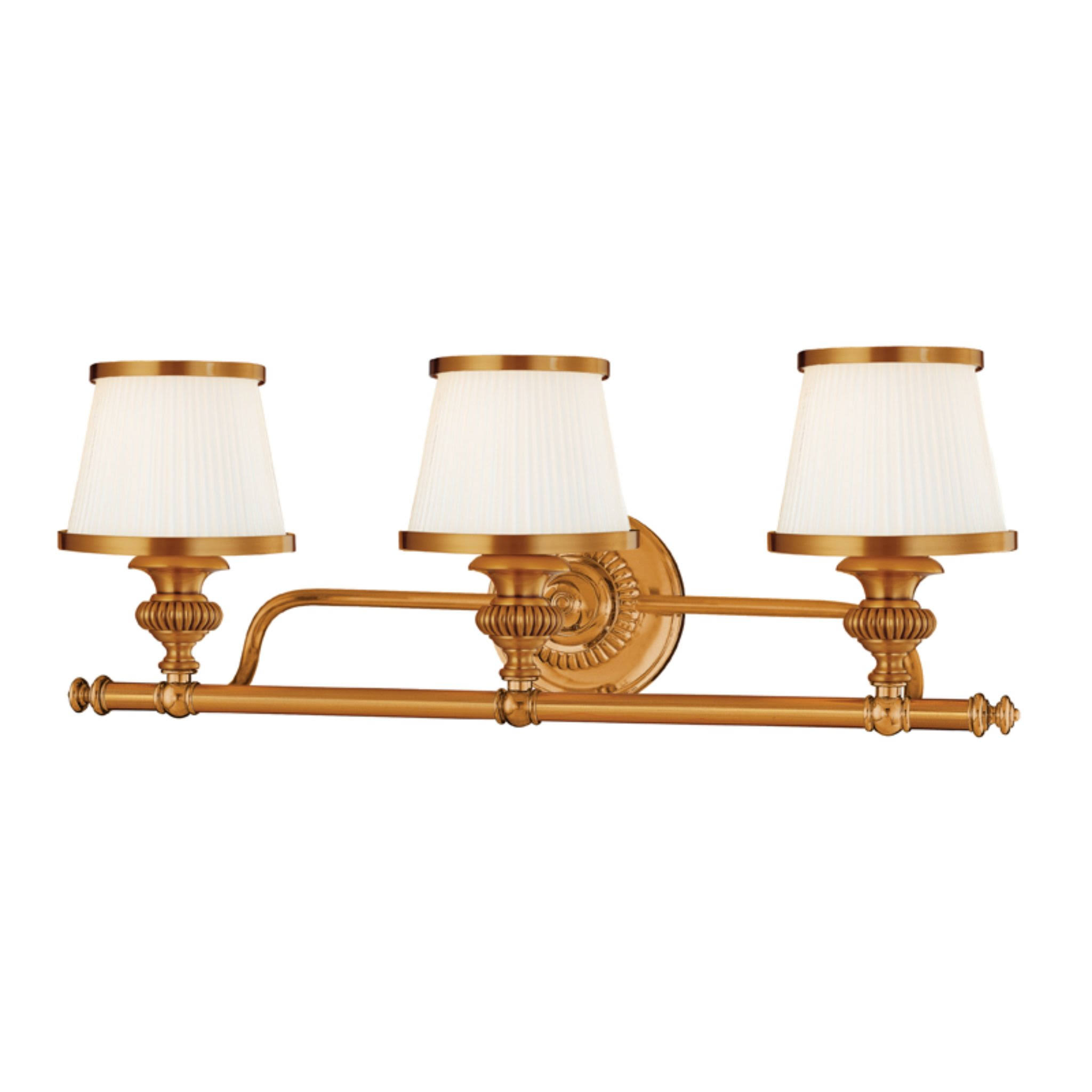 Hudson Valley 2003-FB Milton 3 Light Bath BRACKET, Flemish Brass