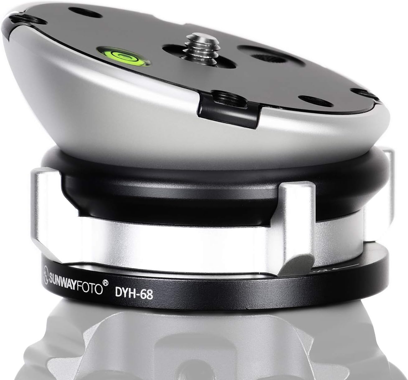 SUNWAYFOTO DYH-68 Leveling Base Tripod Head 22 lbs Load Capacity Pack of 2