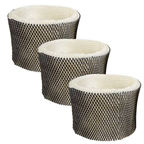 Hqrp 3-Pack Wick Filter for Honeywell Hev680 Series HEV-680B Hev680b HEV-680W Hev680w Humidifiers, HC-14 HC-14N Filter E Replace