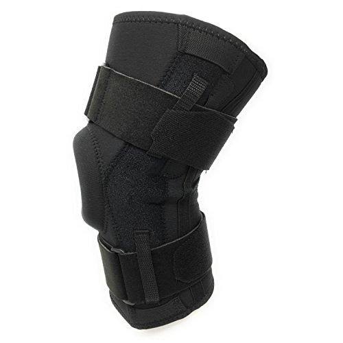 OTC Orthotex Knee Stabilizer with Hinged Bars, Black, Large