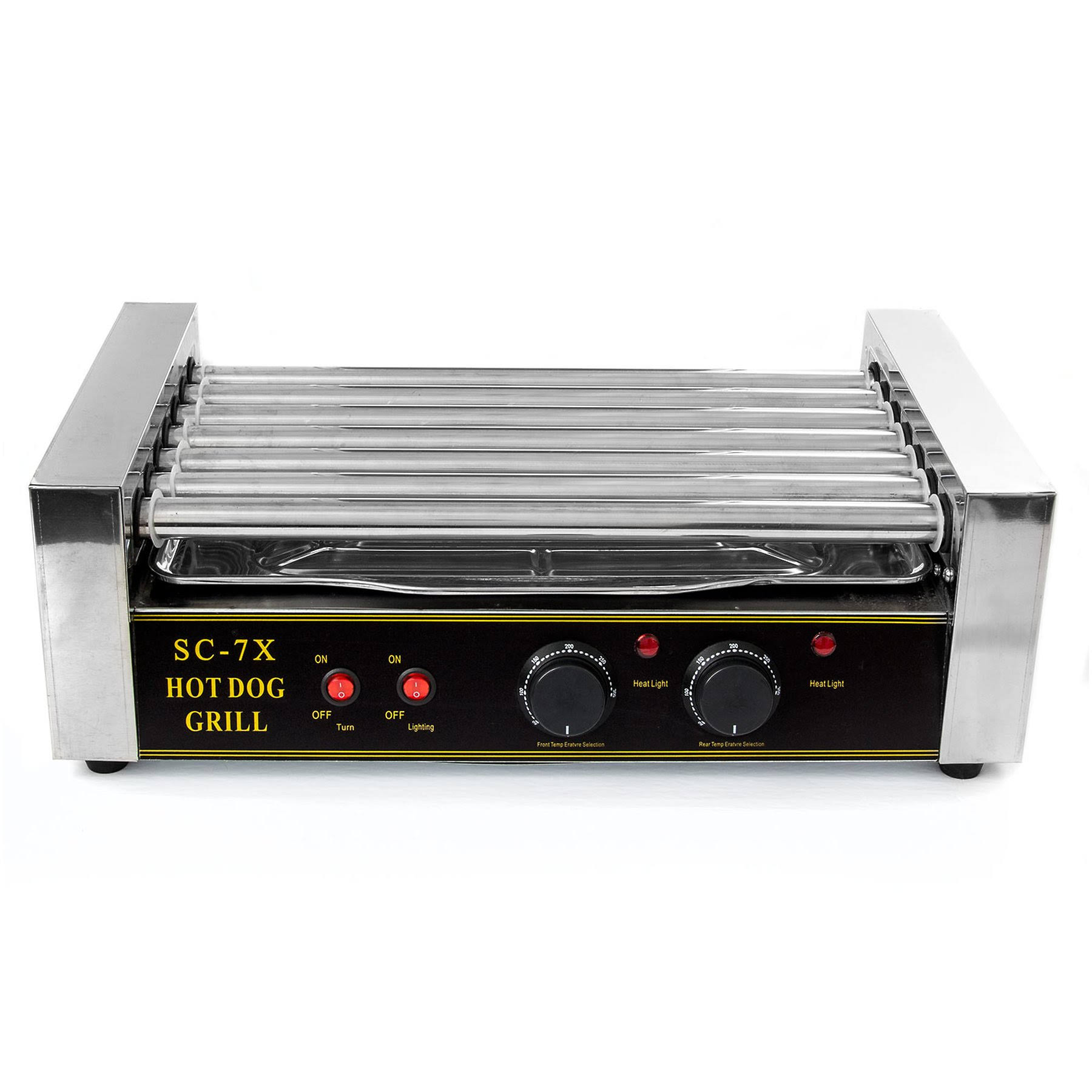 Hot Dog Grill Roller Commercial 18 Hotdog Maker Warmer Cooker Machine