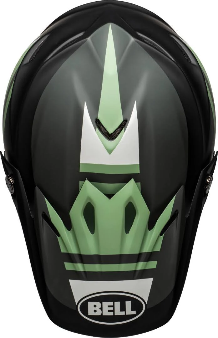 Bell Moto-9 MIPS Prophecy Matte Black-Dark Green S