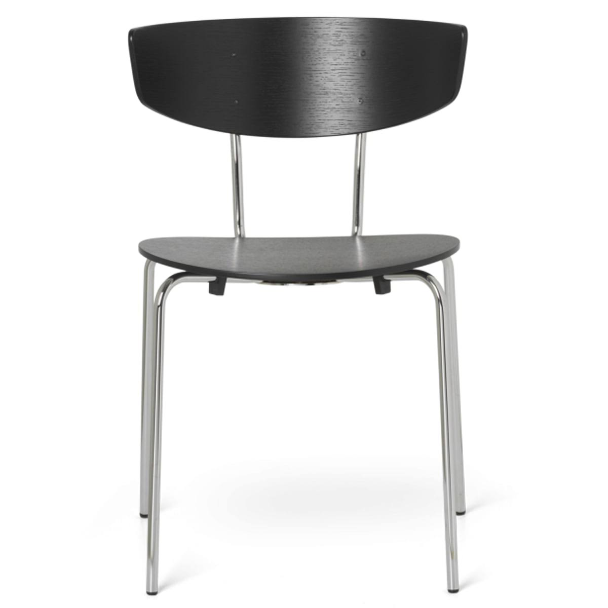 Ferm Living - Herman Chair, Black / Chrome