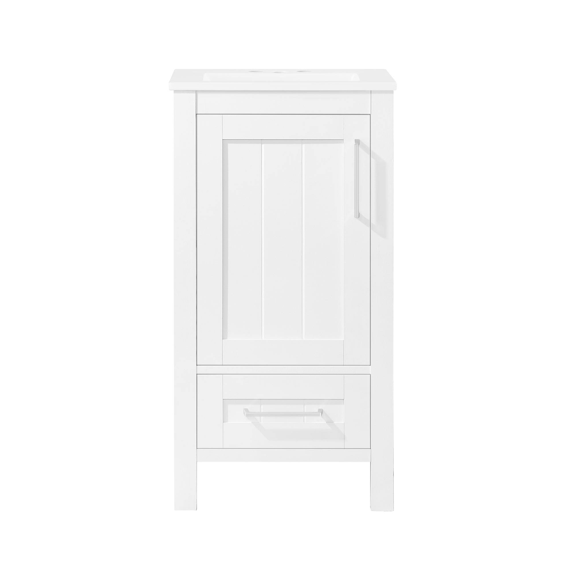 Ove Decors Kansas 18x22 Bathroom Vanity Top and Backslplash, White