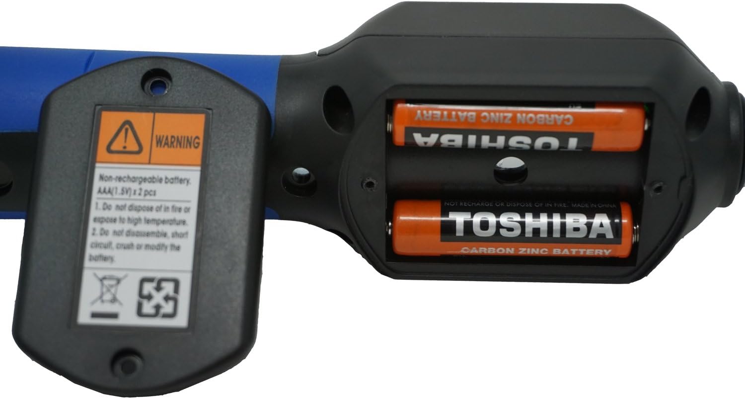 Garage Ready Digital Torque Wrench - (9 to 44 ft-lbs) (12 to 60 Nm) +/- 2% Accuracy with Limit Buzzer & LED Flash Notification and Peak Trace Tracking (3/8-Inch Drive)