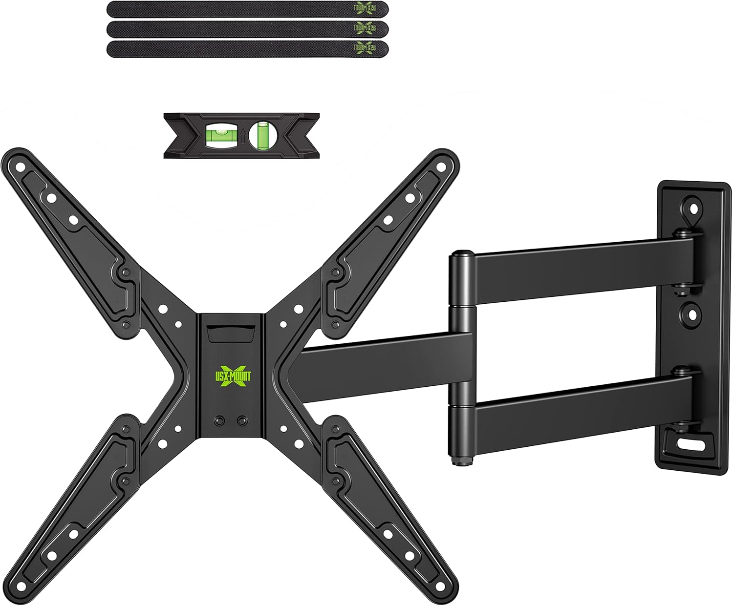 USX MOUNT Full Motion TV Wall Mount Fits for Most 26-55 Inch TVs 24