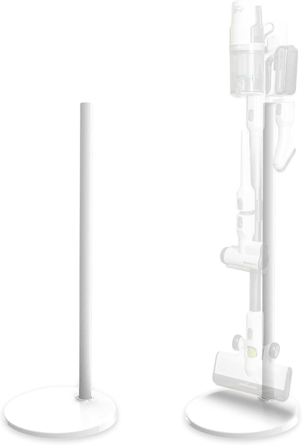 Greenworks SVW24A00 Stick Vacuum Cordless Cleaner Accessory Charger Stand,White