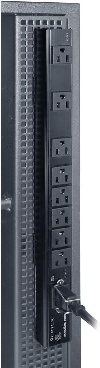 Furman VT-EXT | 15A Power Distribution 8 Outlets Vertical Rack Strip