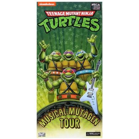 Figures Teenage Mutant Ninja Turtles Muscal Mutangen Tour 2020 SDCC Exclusive 4 Pack