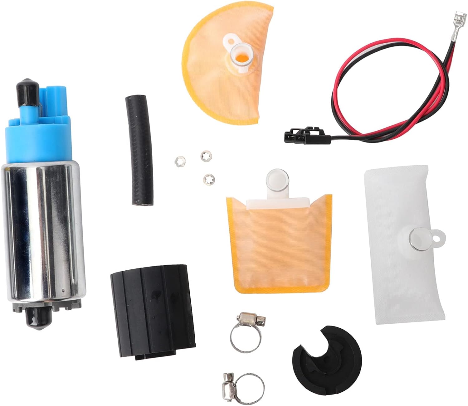 LONGKEES Electric Fuel Pump With Install Kit,Fuel Pump Replaces E8229 E2068 E8213 EFP382A