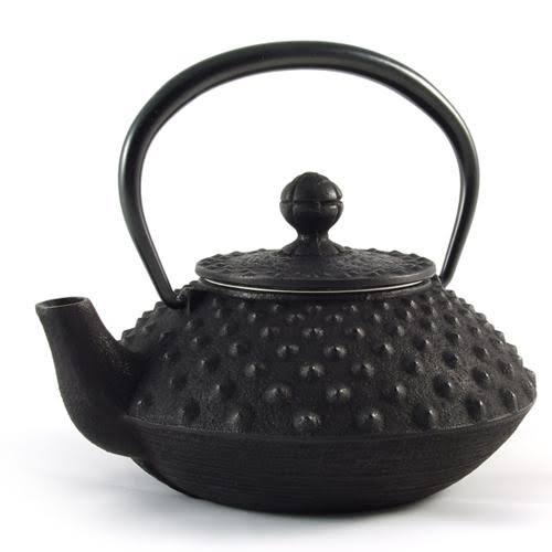 Japanese Cast Iron Tetsubin - Iwachu Hailstone in Black 350ml