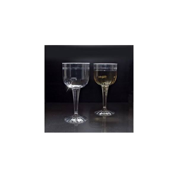 EMI Yoshi EMI-REWG1P8 1 Piece Fluted 8 oz Clear Wine Goblet - Pack of