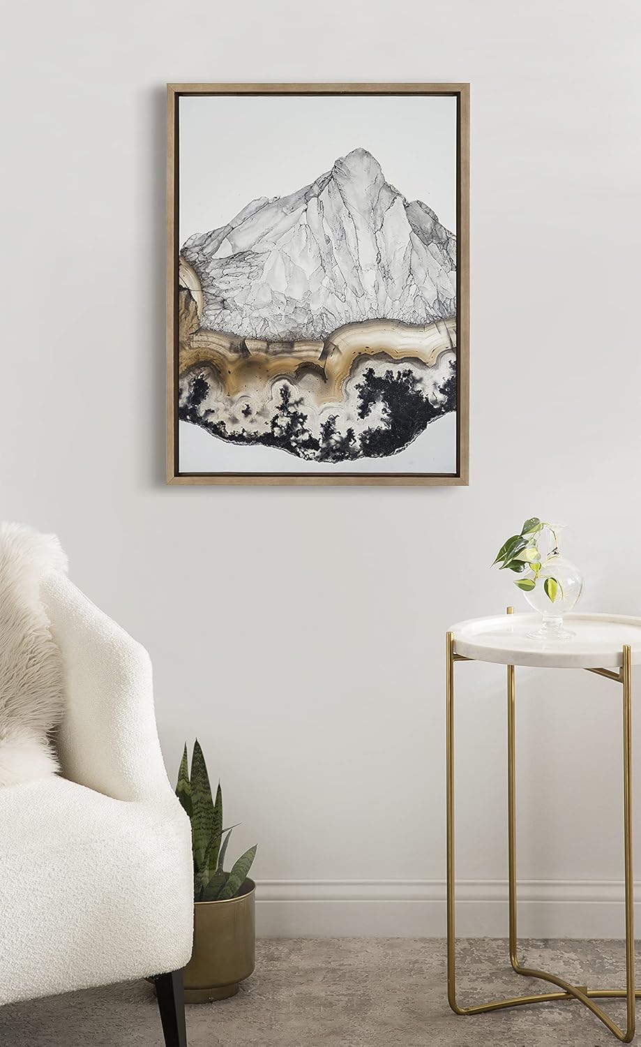 Kate and Laurel Sylvie Ancient History Framed Canvas by Emiko and Mark Franzen of F2Images, 18x24, Gold Pack of 2