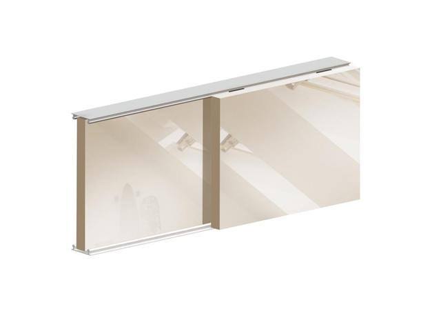 SLID&UP 130 - Sliding Closet Door Hardware Kit - 47-Inch Tracks for 2 Bypass Doors Up to 154lbs Each - SU5114