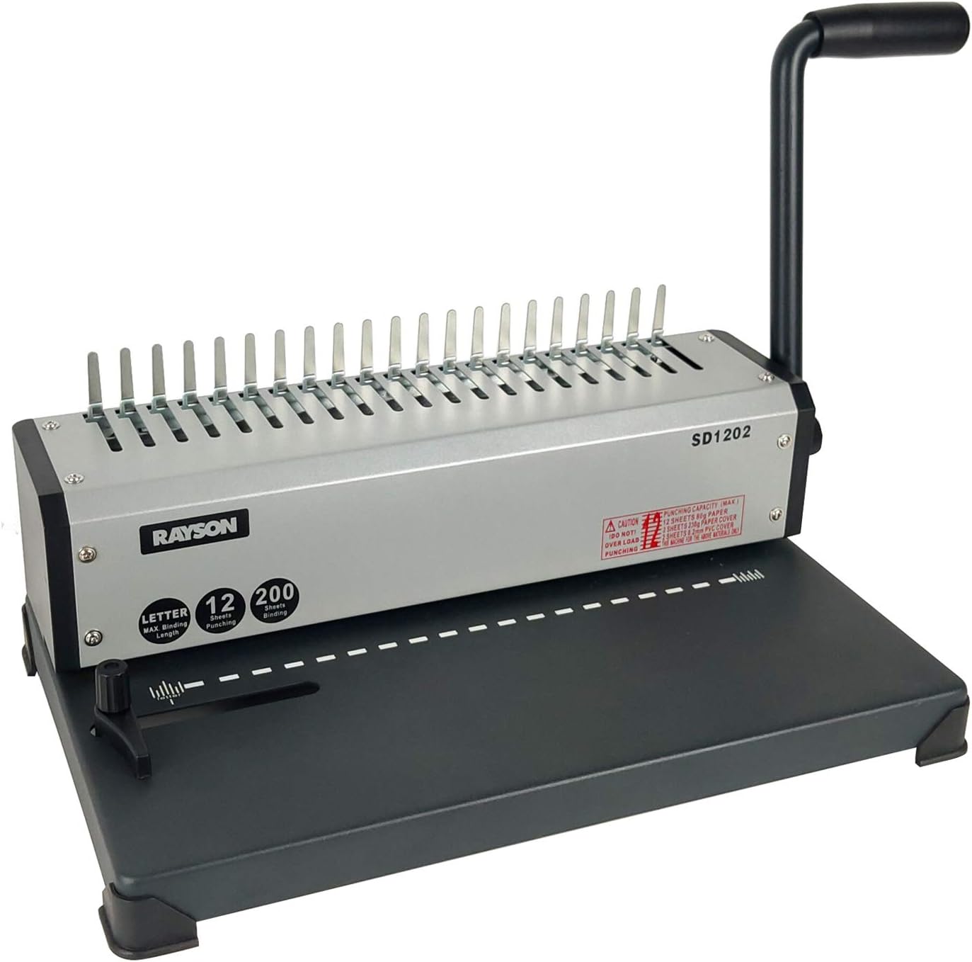 RAYSON SD1202 Binding Machine with Combs Set - 19 Hole Comb Binder Punching or Binding