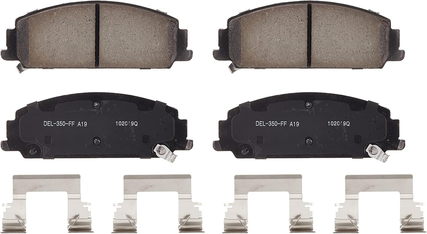 ACDelco Gold 17D1351CH Ceramic Front Disc Brake Pad Set