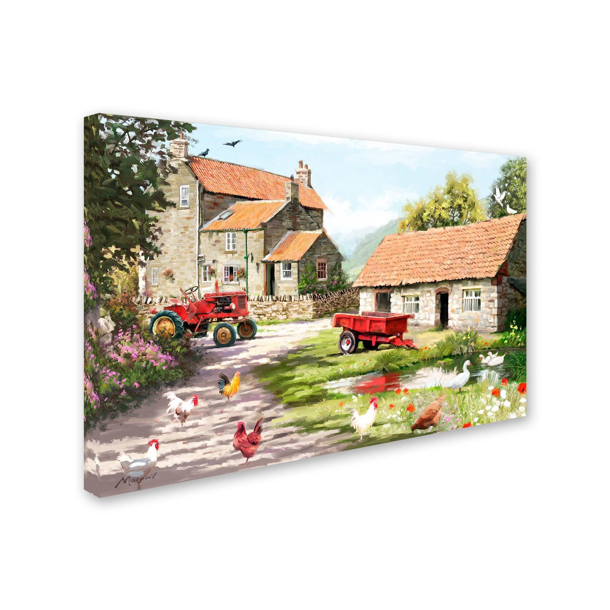 Trademark Fine Art Farmyard by The Macneil Studio, 22x32-Inch