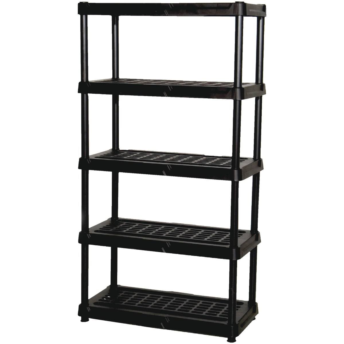 Gracious Living 5-Shelf Heavy-Duty Ventilated Storage Rack