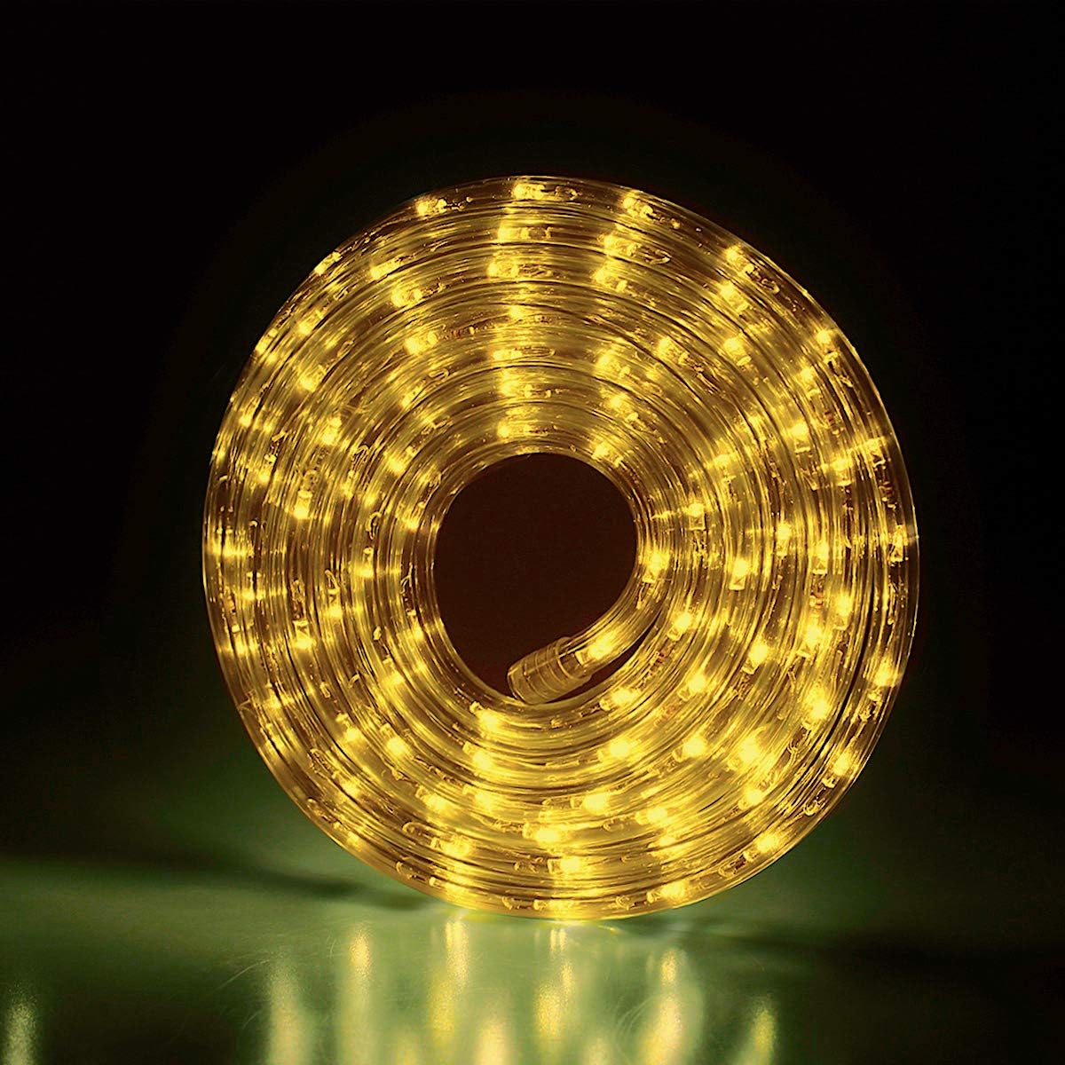 Buyagn 100Ft Blue LED Rope Lights, Outdoor String Lights Waterproof Decorative Lighting for Indoor/Outdoor,Deck, Patio,Eaves,Backyards Garden,Boat, Halloween and Christmas Decorations