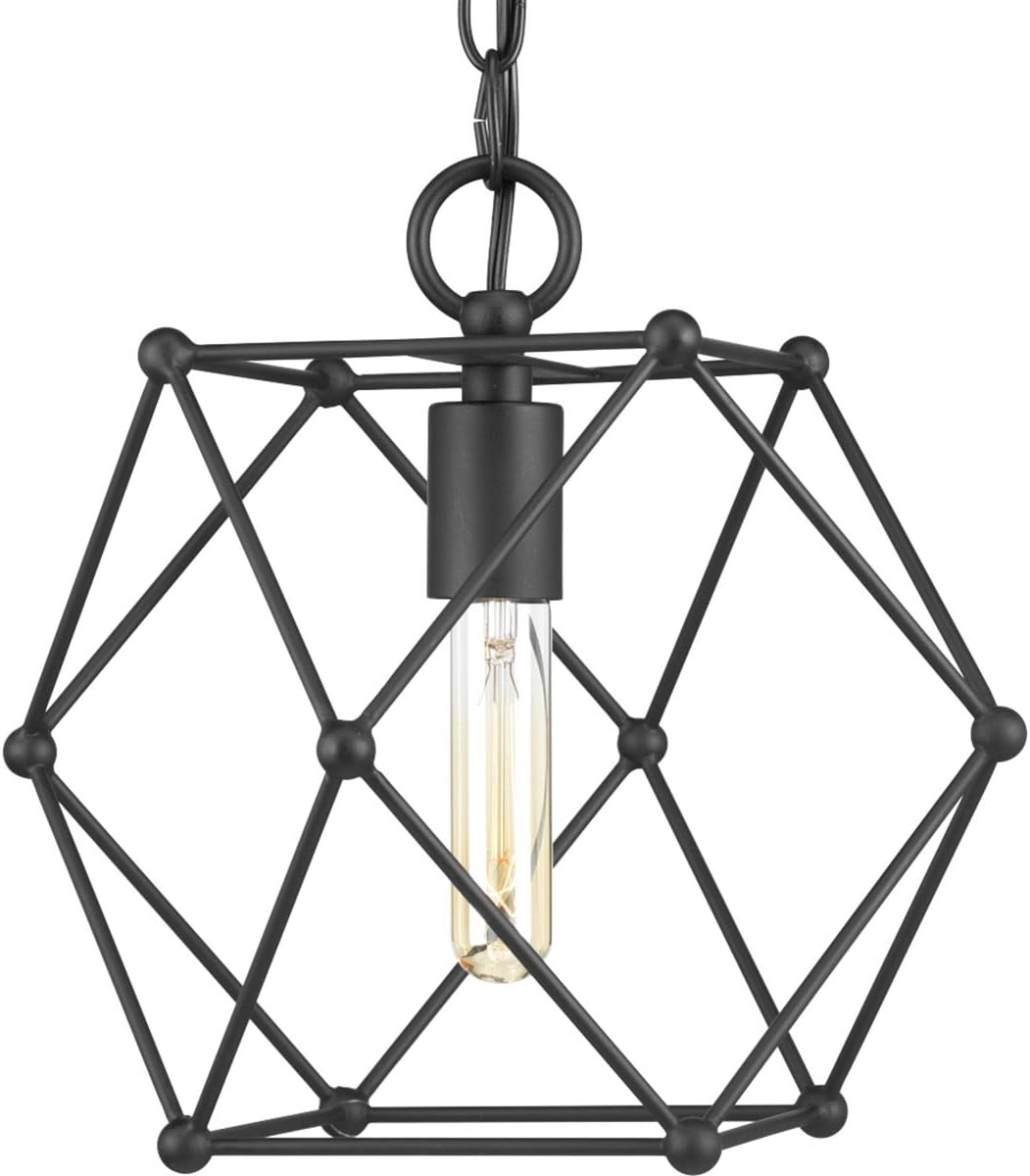 Progress Lighting P500082-031 Spatial Pendants, P500082-031, Black