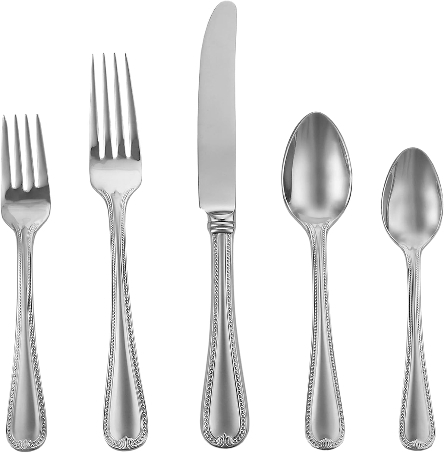 Lenox 5-Piece Vintage Jewel Gold Place Setting , Silver -