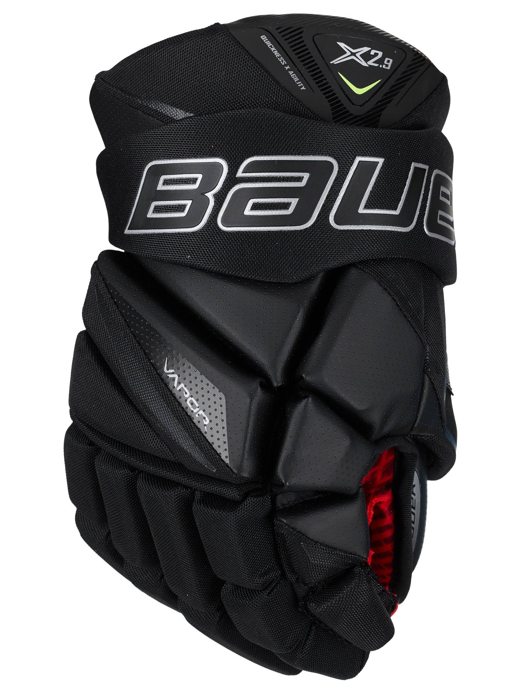 Bauer Vapor X2.9 Hockey Gloves - Junior - Black - 11.0x22