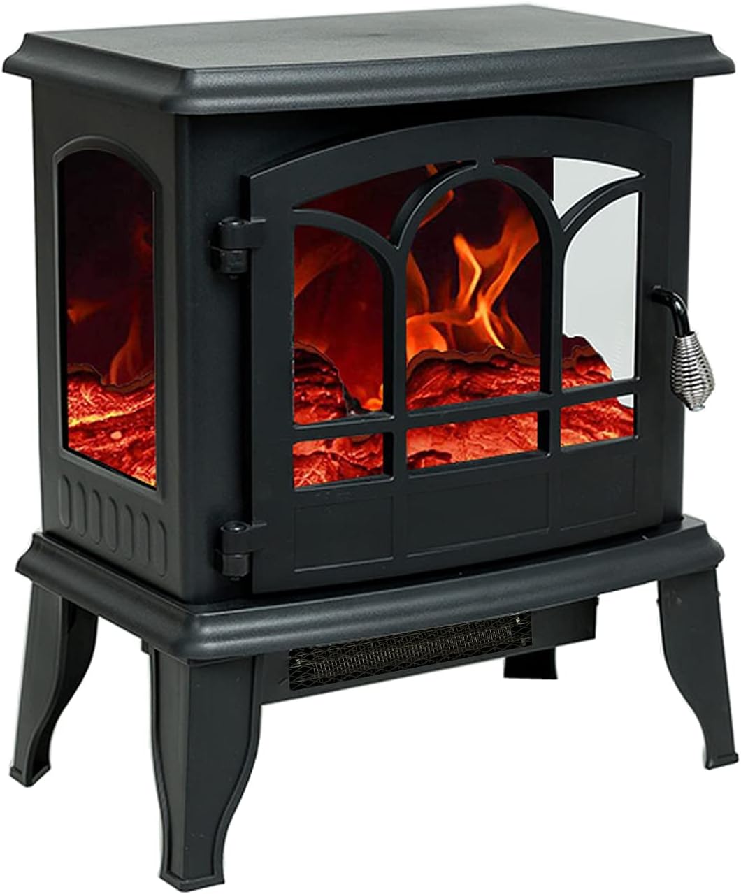 FLAME&SHADE Electric Fireplace Stove, 20 inch Portable Freestanding Space Heater for Indoor use