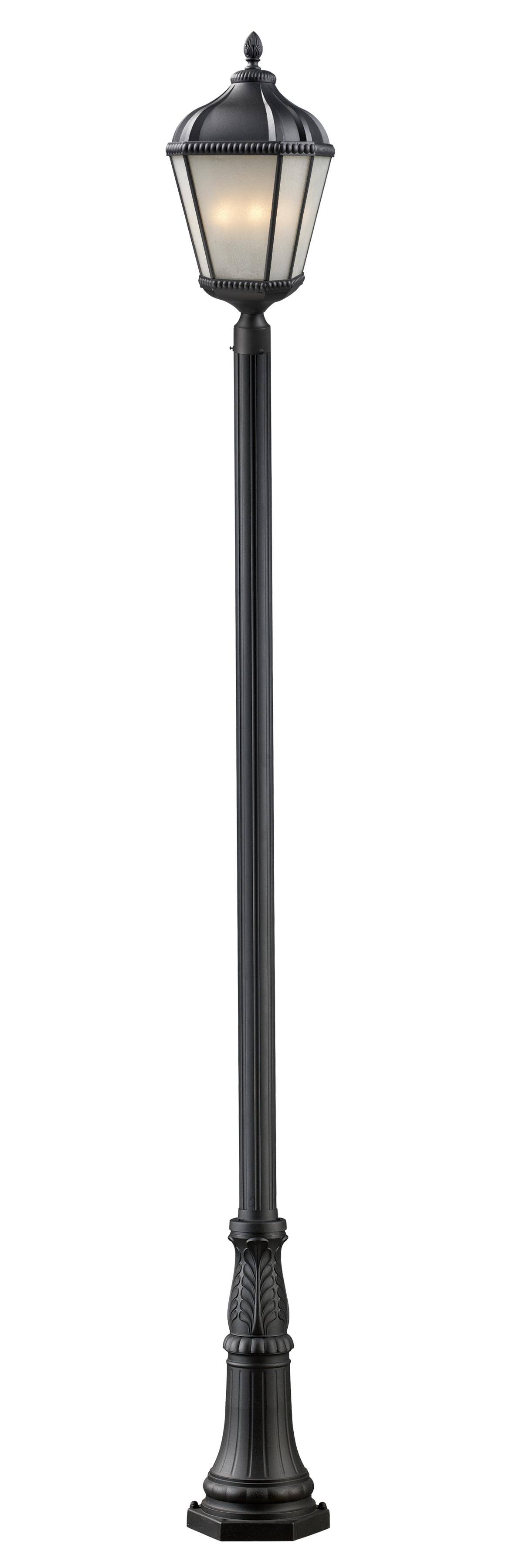 Z Lite 513PHB-518P-BK Waverly 3 Light Outdoor Post Light - Black