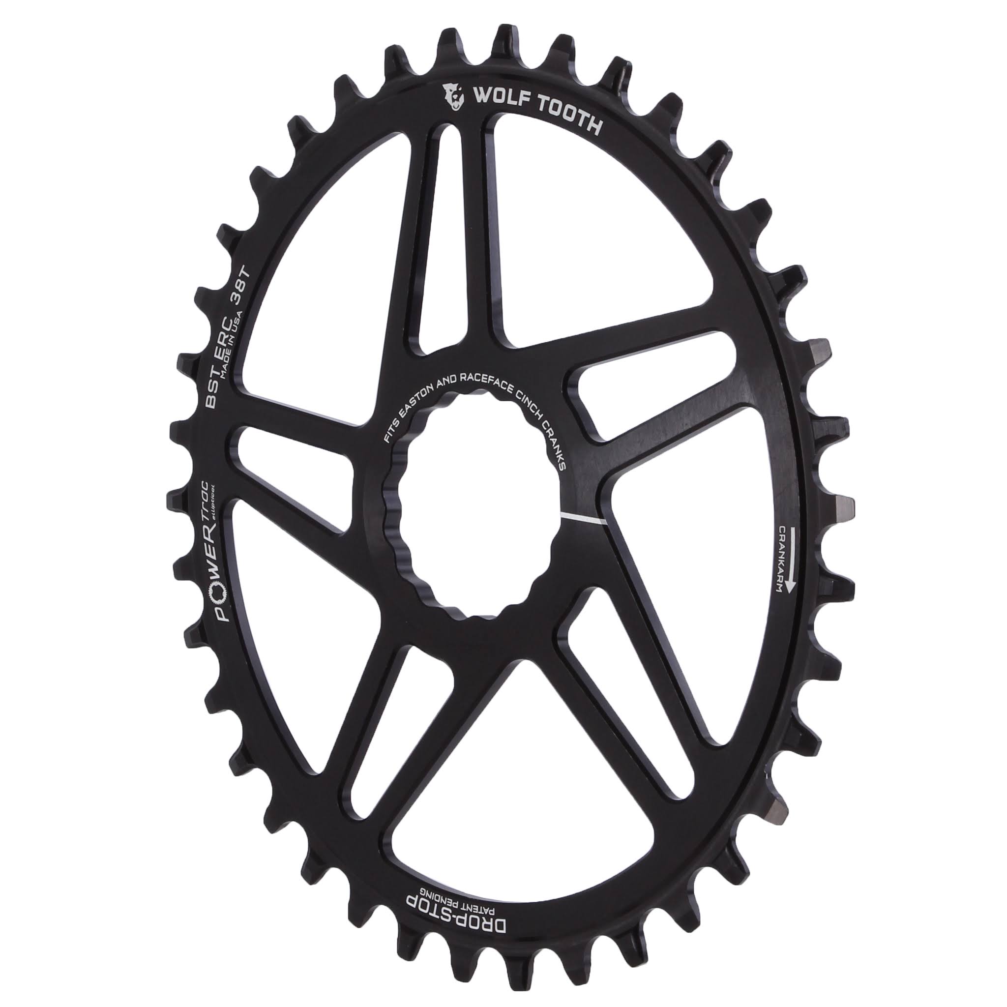 Wolf Tooth Direct Mount Chainring - 38T, RaceFace/Easton Cinch Direct