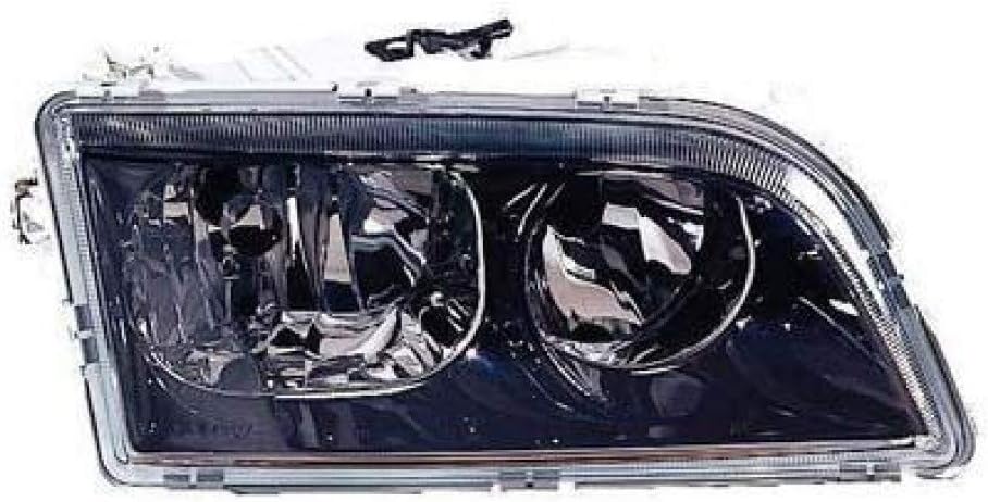 For Volvo S40/V40 2000-2002 Headlight Assembly Passenger Side Black Bezel