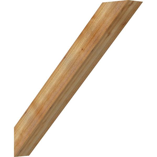 6x22W x 42x22D x 42x22H Traditional Rough Sawn Brace, Western Red Cedar