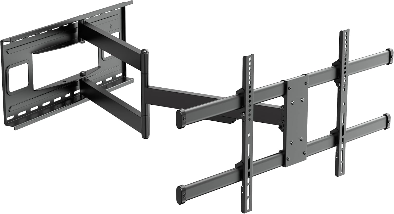 Full Motion Long Arm TV Wall Mount with 40-inch Extension, TV Wall Mount Bracket Fits Most 43-80 inch Flat&Curved LED Screen TVs, Swivel Tilt Arm Extension with Max VESA 800x400mm, Holds up to 110lbs