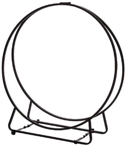 Shop Chimney LH24-1 Black Steel Log Hoop - 24 x 9 inch