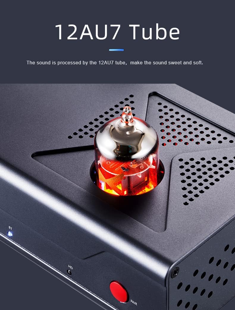 xDuoo MU-603 DAC 12AU7 Tube Preamplifier Bluetooth 5.1 Aptx HD ES9018K2M Decoder Hi-Res MU603 Pre-amp