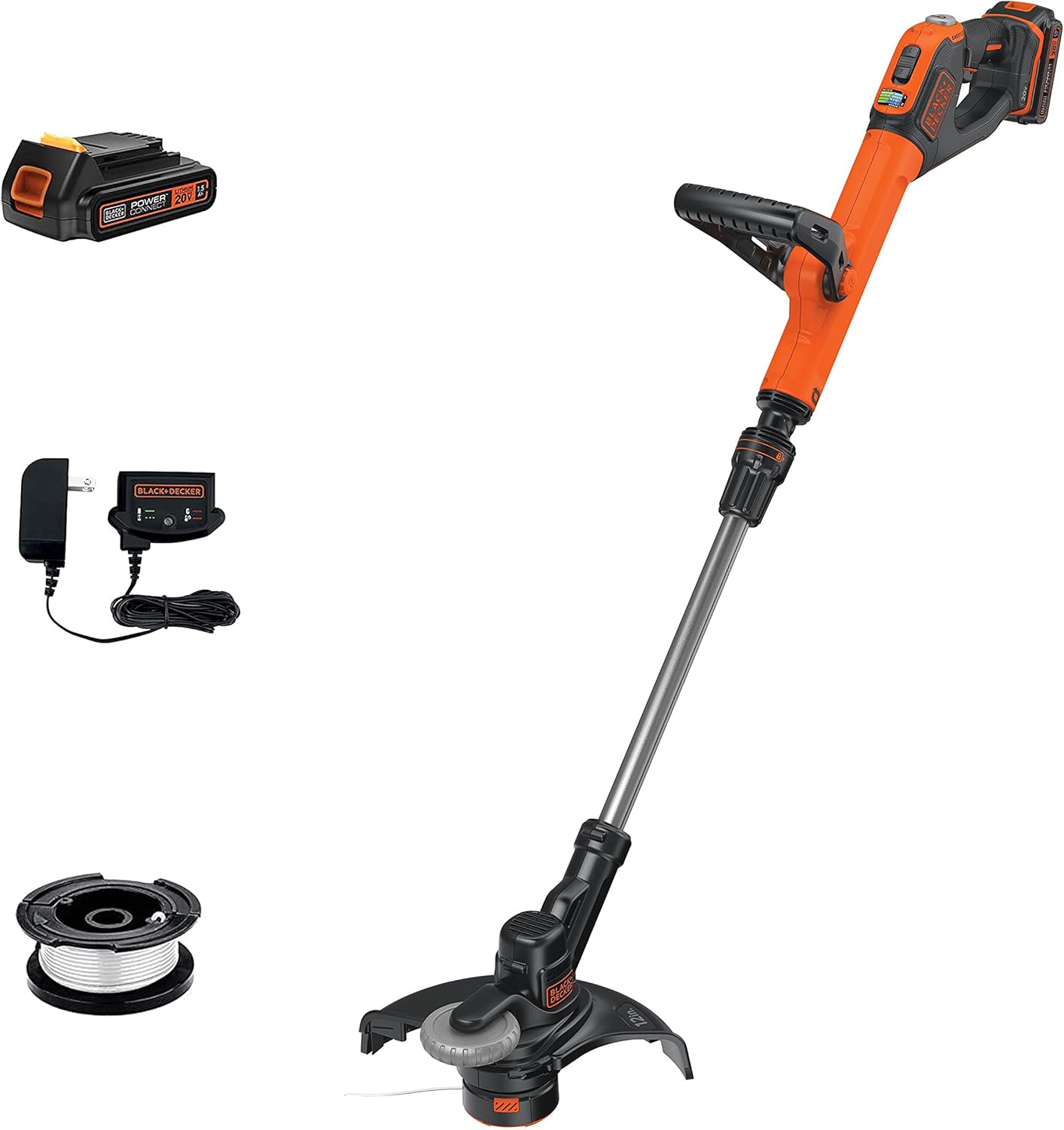BLACK+DECKER 20V Max String Trimmer/Edger, 12-Inch (LSTE525)