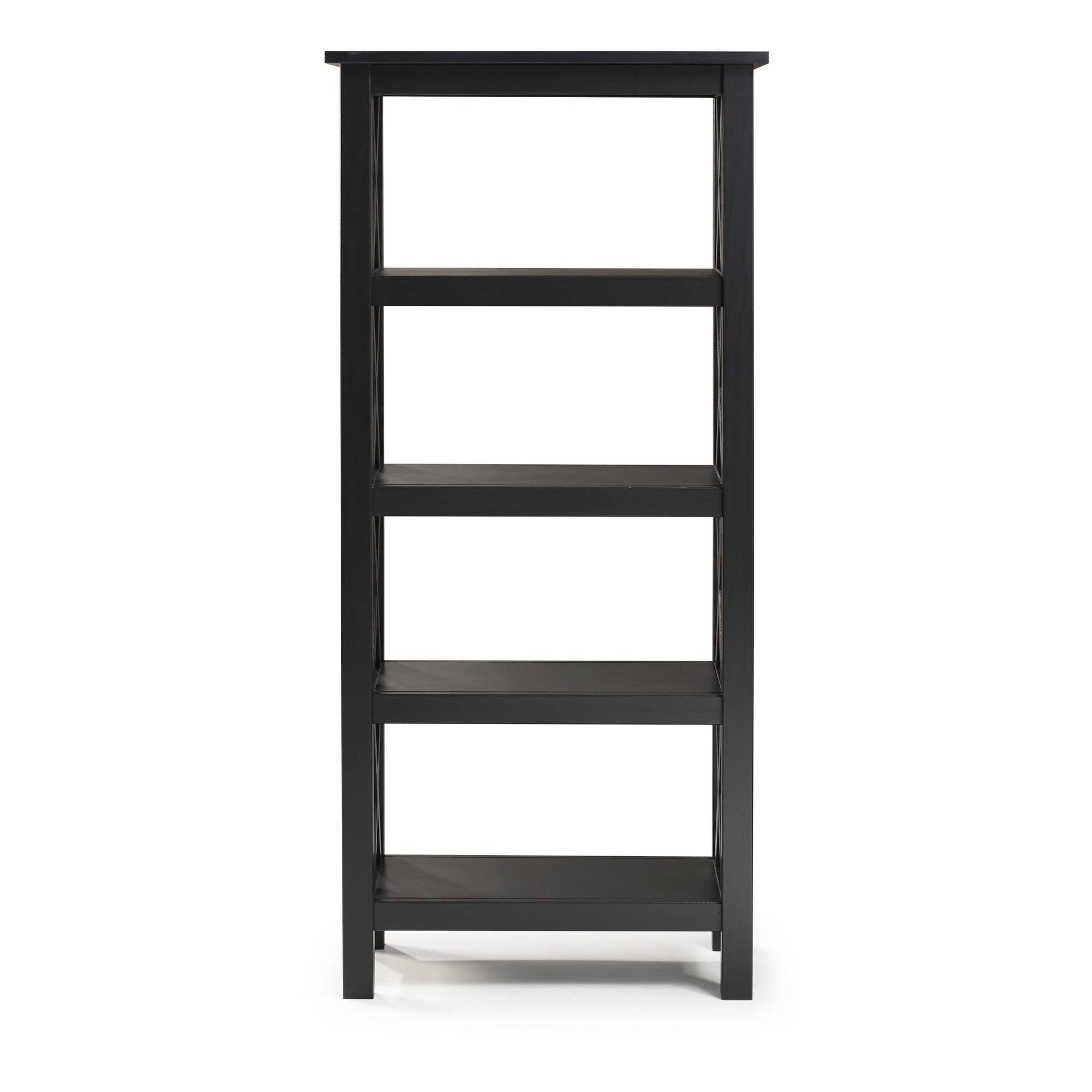 Linon Davis Bookcase, Black