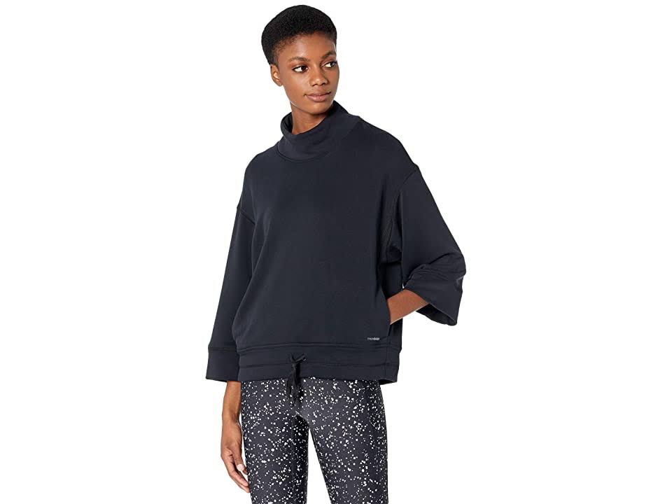 Manduka Upward Mockneck Yoga Pullover Black / XL