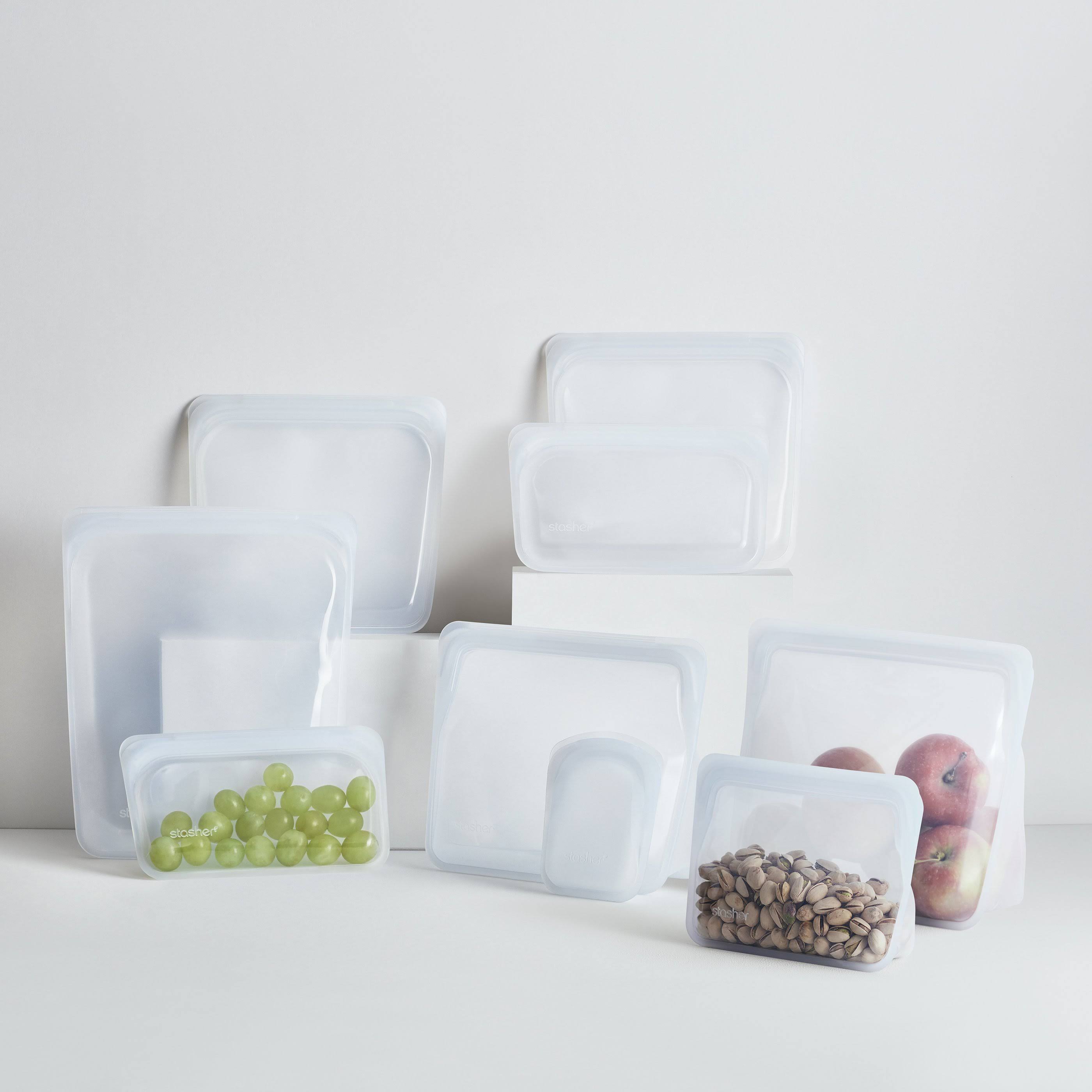 Stasher Bag Starter Plus Kit 9-Pack | Bundle | Silicone