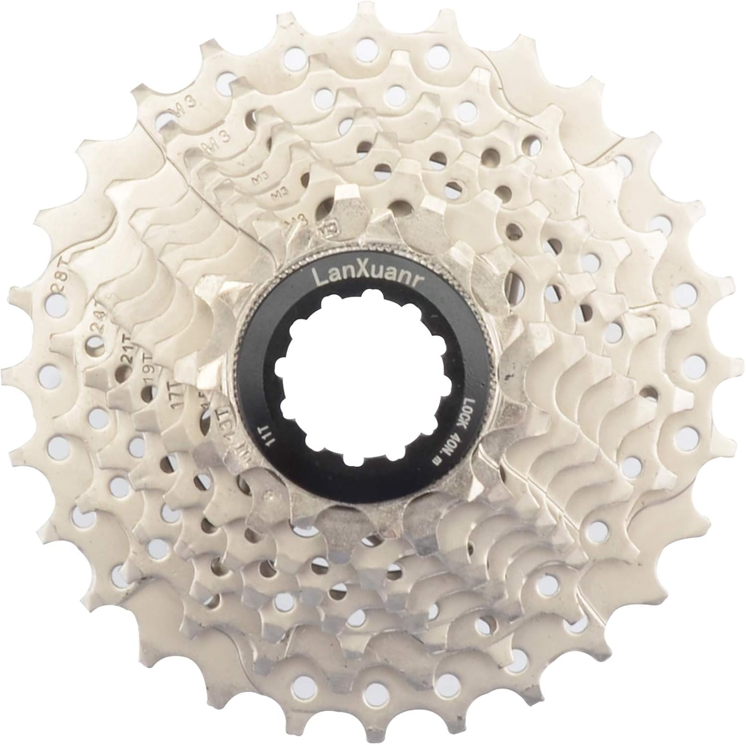 LANXUANR 8 Speed Mountain Bicycle Cassette Fit for MTB Bike, Road Bicycle，Super Light Pack of 2