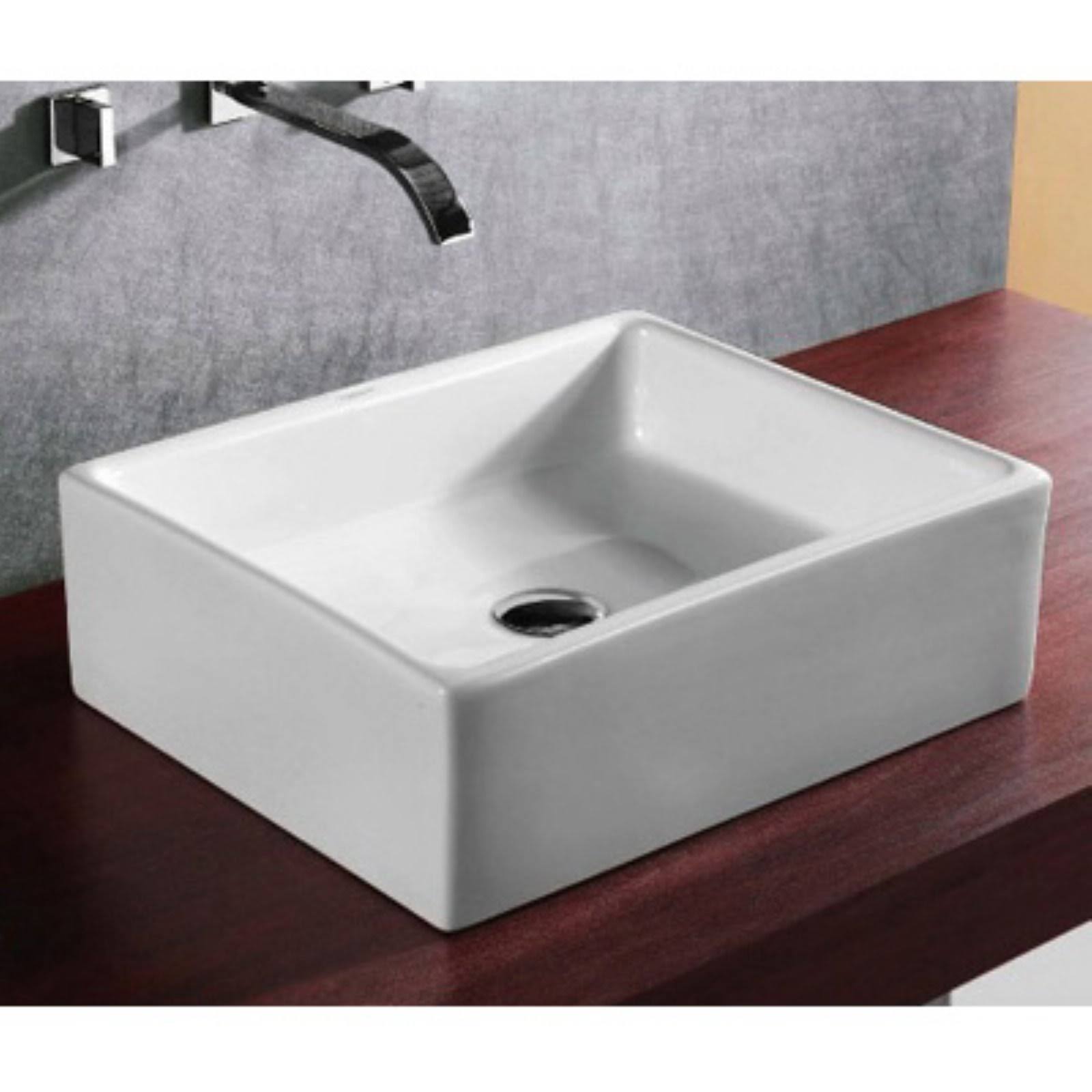 Nameeks CA4158 Caracalla 18-11/12x22 Vessel Bathroom Sink - White